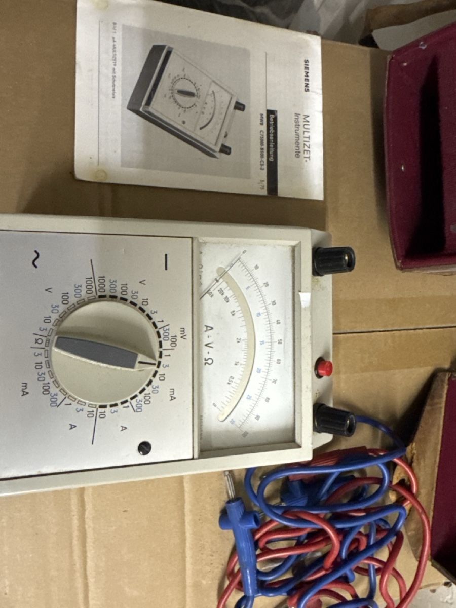 Siemens Misurare: Siemens MULTIZET S F10/250G Meter with case – Usato da Riehen venduto da Top-Quality 5