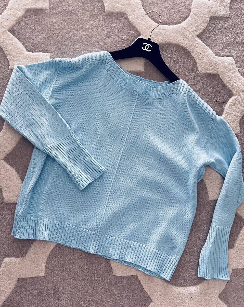Peter Hahn Pullover & Sweatshirts: Chicer Peter Hahn Pullover in Himmelblau Turquise – Gebraucht aus Winkel von KaschmirArt 6