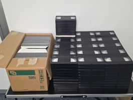 200+ VHS LEERKASSETTEN Konvolut – AGFA FUJI u. a. unbespielt