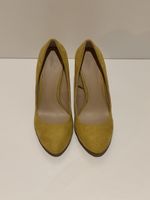 Gelbe Wildleder Pumps