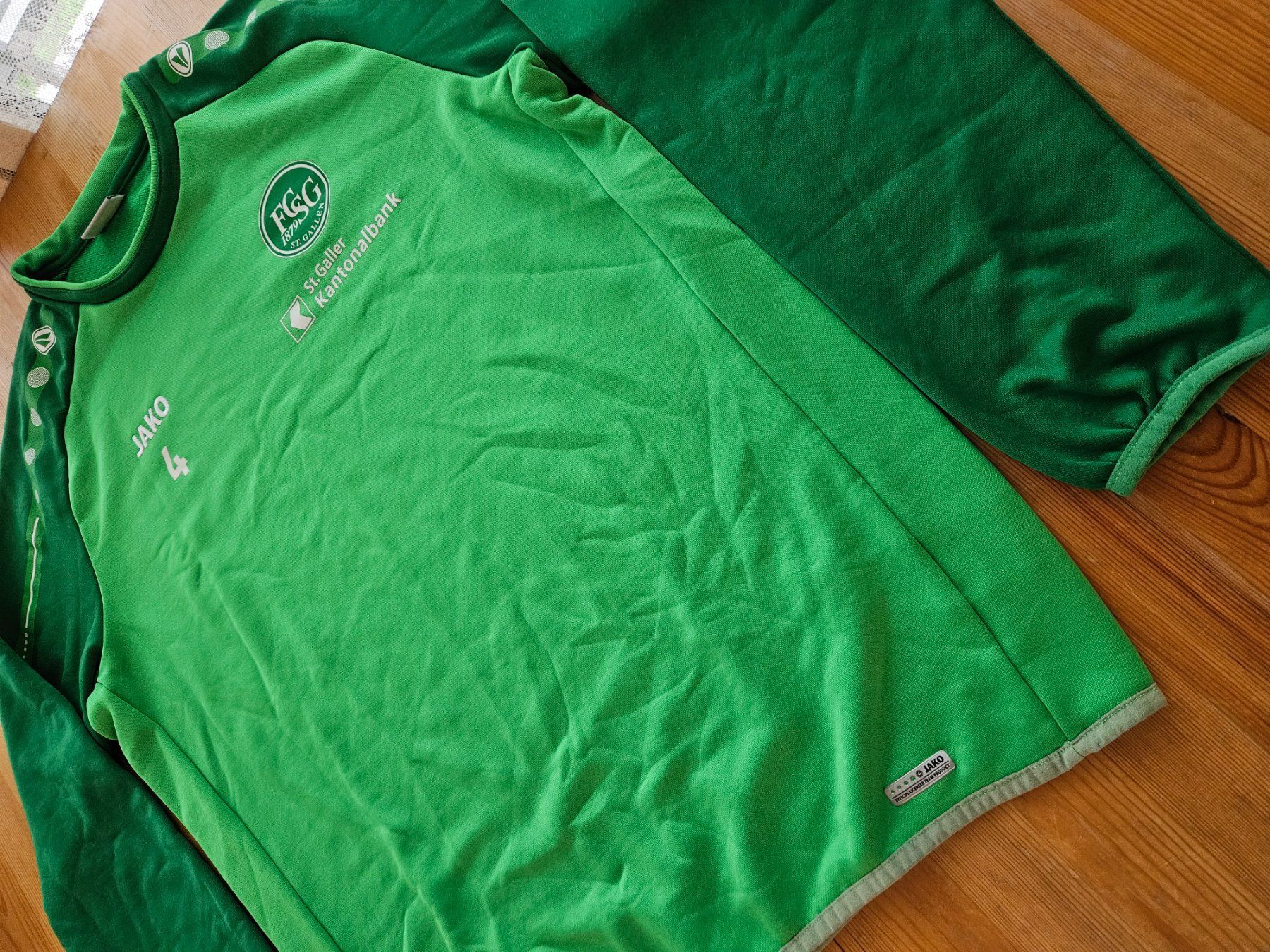 Jako Canottiere & Pantaloni: FC St. Gallen Pullover Jako #4 Gr. L FCSG Trainingsoberteil – Usato da Hägglingen venduto da United-Village-Trade 3