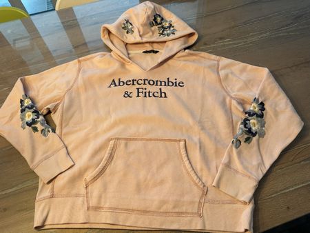 Kapuzenpullover rosa Abercrombie & Fitch Grösse M