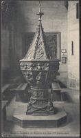 Basel  Taufstein im Münster  1906