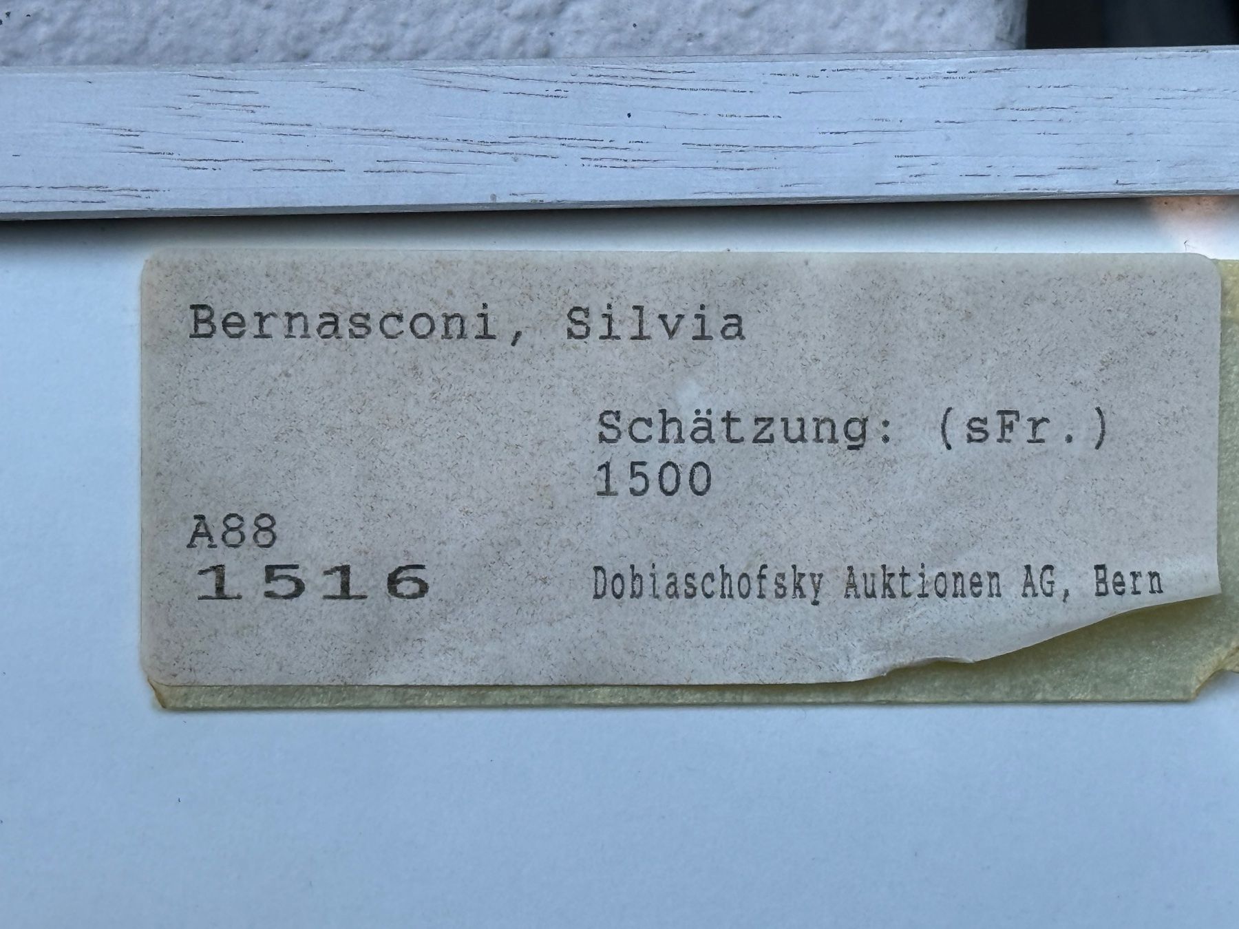 Dipinti: BERNASCONI Silvia Mischtechnik monogrammiert – Usato da Bern venduto da Jwpm66 3