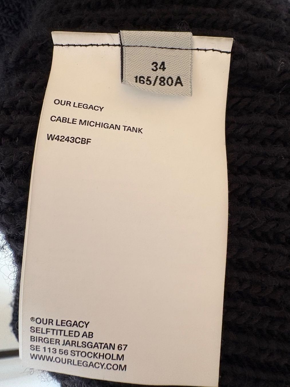 T-shirt: Our Legacy Veste – Usato da Basel venduto da Magali82 1