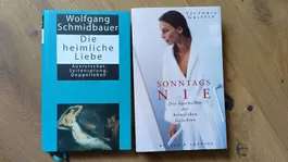 2 BÜCHER - SONNTAGS NIE, DIE HEIMLICHE LIEBE - GUTER ZUSTAND