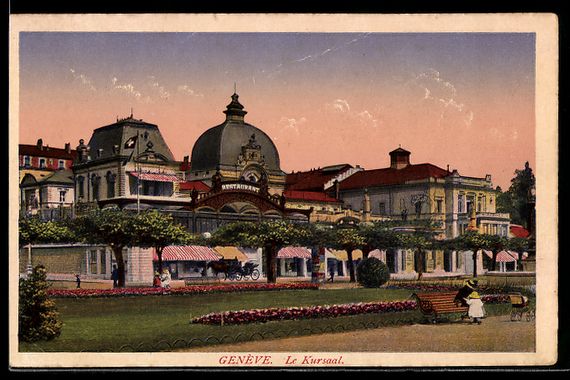 Cartoline postali: AK Genève, Le Kursaal – Usato da Berlin venduto da bartko-reher