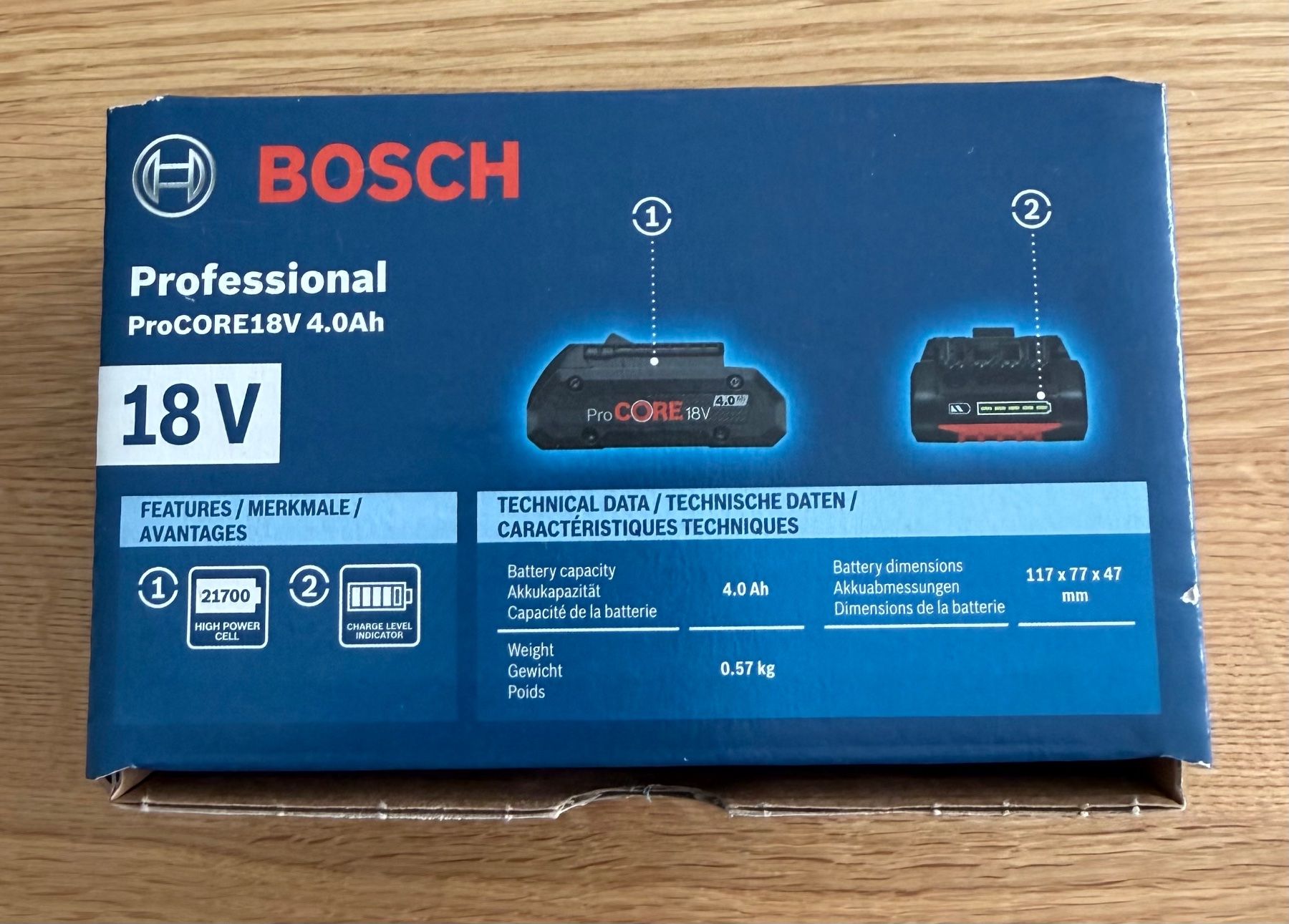 Bosch Caricatori & Batterie: Bosch Professional ProCore 4.0Ah Akku – Nuovo e nell'imballaggio originale da Studen BE venduto da Ironbonehead 1