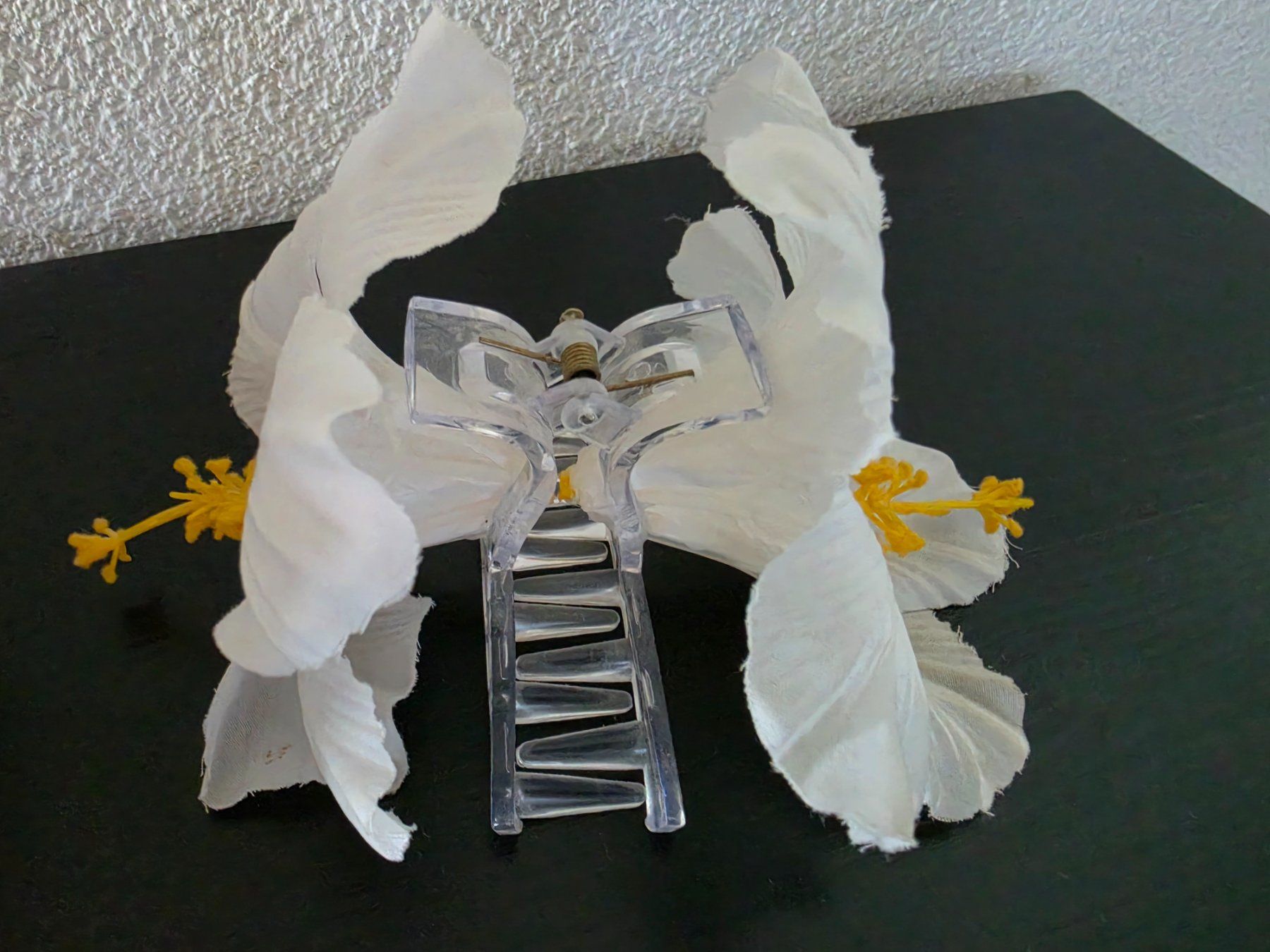 Haarschmuck: Haarklammer Frangipani Blume – Gebraucht aus Stäfa von flamingo_17 1