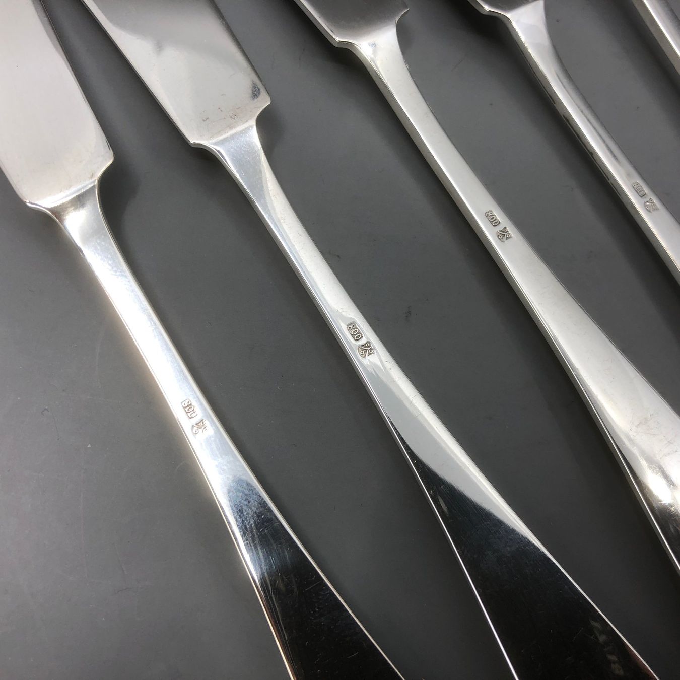 Jezler Besteck: Fischmesser «Comtesse» Jezler 800 Silber – Gebraucht aus Basel von Tiabeanie 8