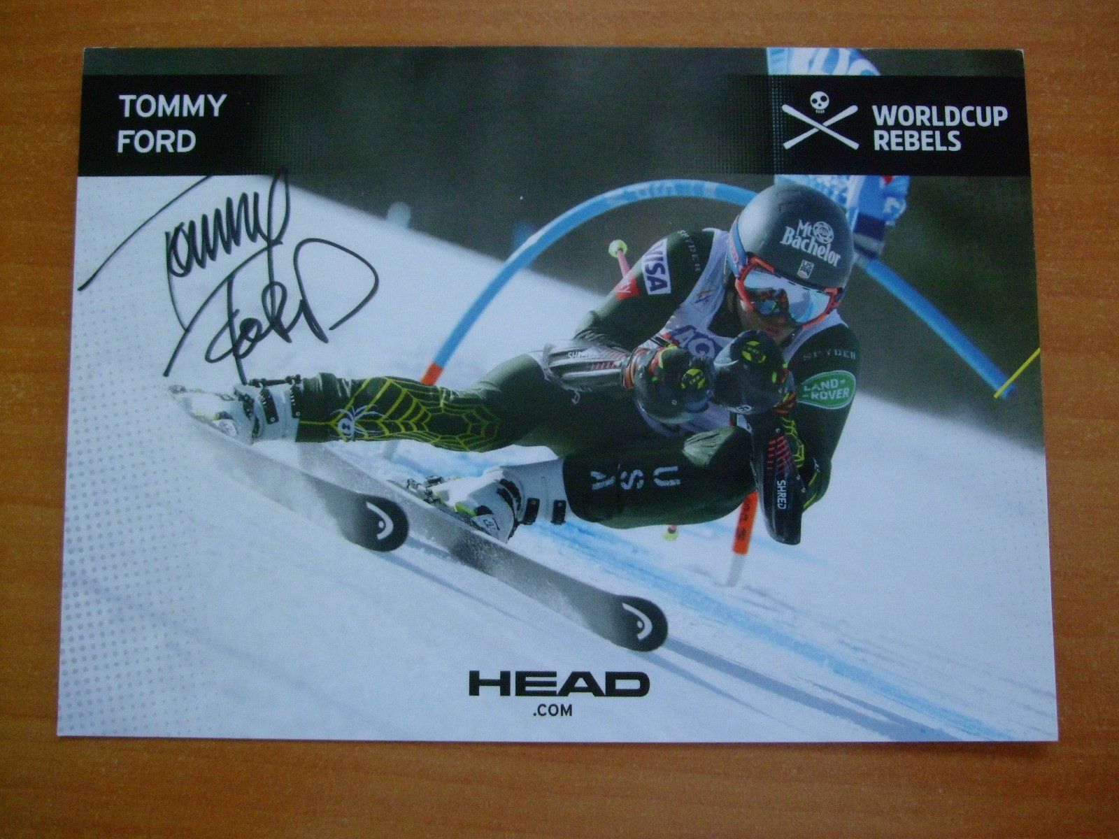Autografi: TOMMY FORD (USA) AUTOGRAMMKARTE – Usato da Schachen b. Reute venduto da Dzestar