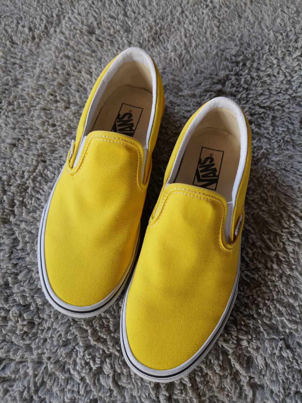 Vans Scarpe da uomo: Vans Slip-On Sneaker, Gelb, Grösse 37 – Usato da Lanzenhäusern venduto da Gimli72 1