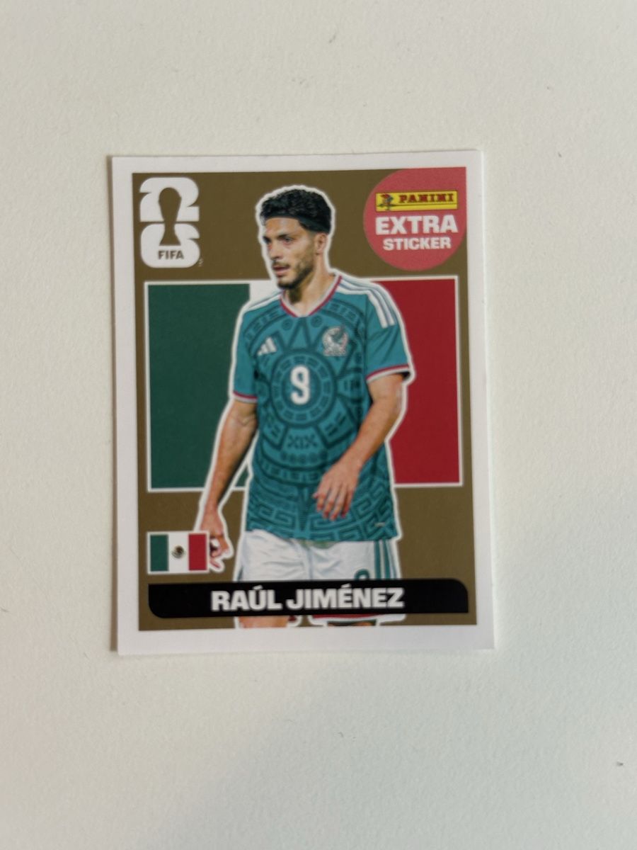 Panini Sammelbilder & Trading cards: Panini Extra Sticker Gold von Raúl Jiménez – Neu (gemäss Beschreibung) aus Basel von olgarachel