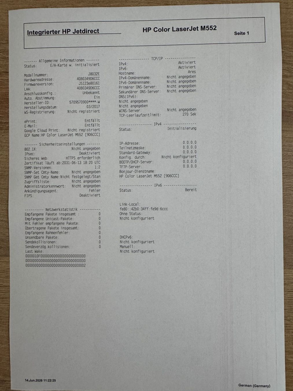Hewlett Packard Stampanti: HP Color LaserJet Enterprise M552 – Usato da Hildisrieden venduto da SneedElCastro 8