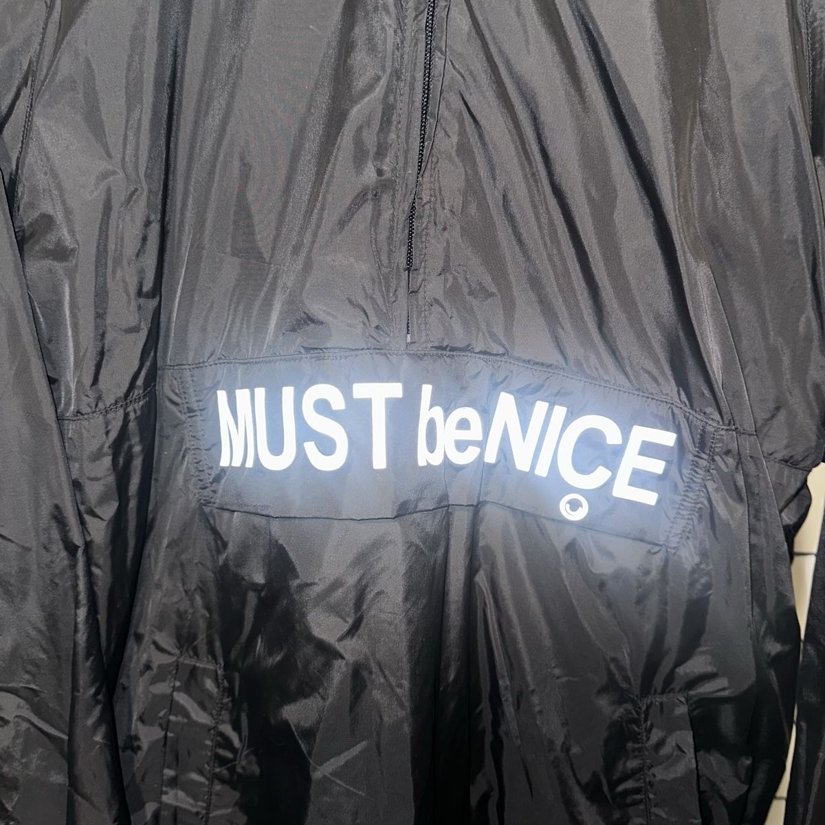 Ripndip Giacche: Ripndip "Must be Nice" Reflective Anorak Jacket Size L – Usato da Genève venduto da ravehotline 1