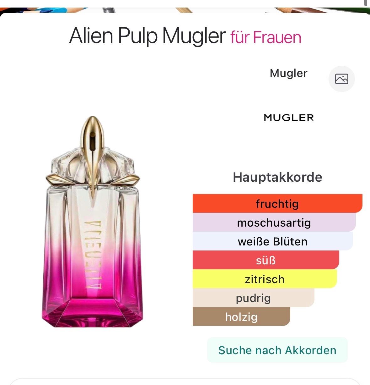 Mugler Parfum & Eau de Toilette: Mugler Alien Pulp EDP Duftprobe 2ML – Gebraucht aus Zürich von deruja 6