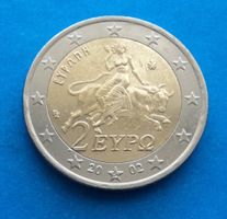Griechenland: 2 Euro 2002 mit S, SS