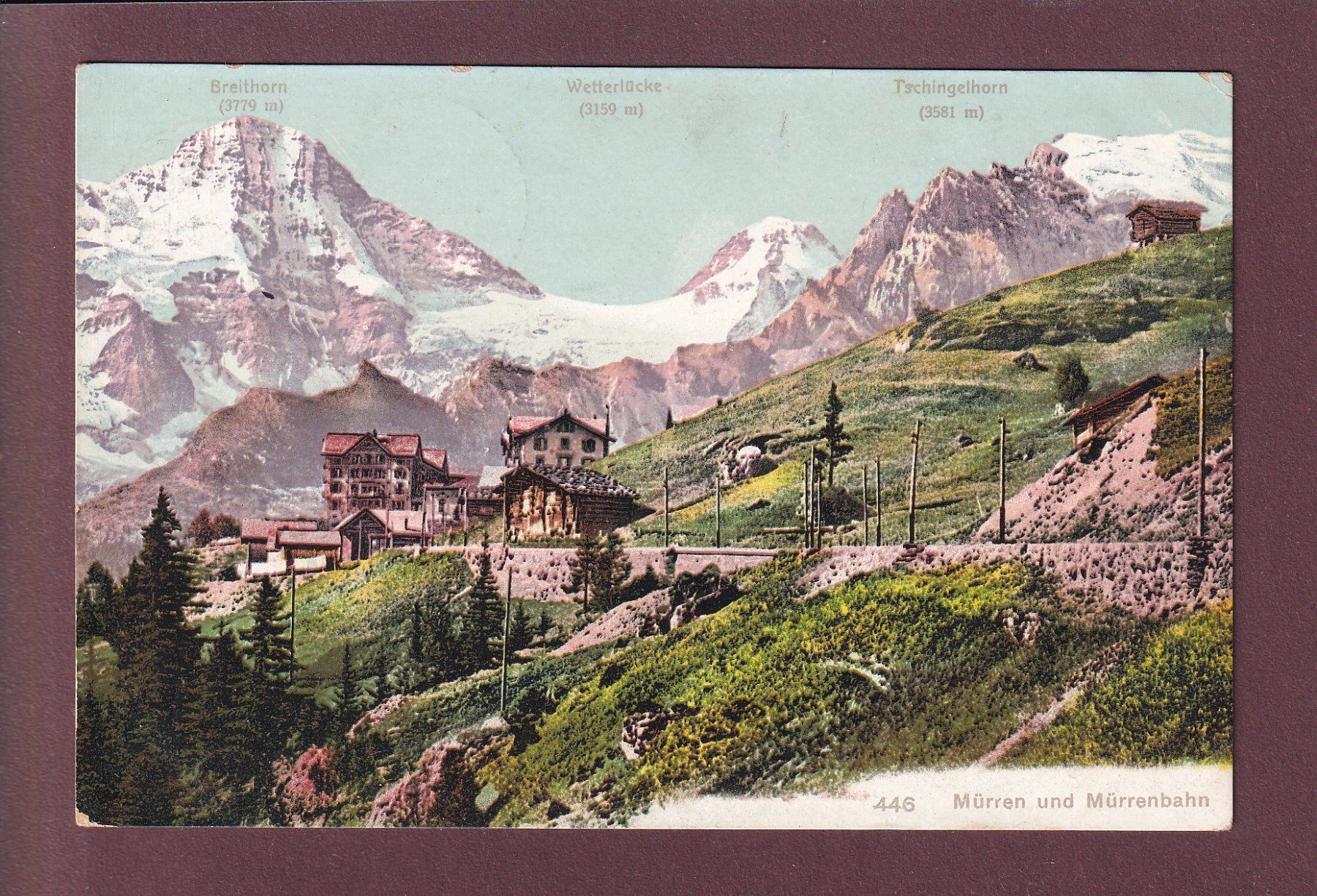 Cartes postales: MÜRREN - Mürrenbahn - 1908 – D'occasion à Pully par nicecards
