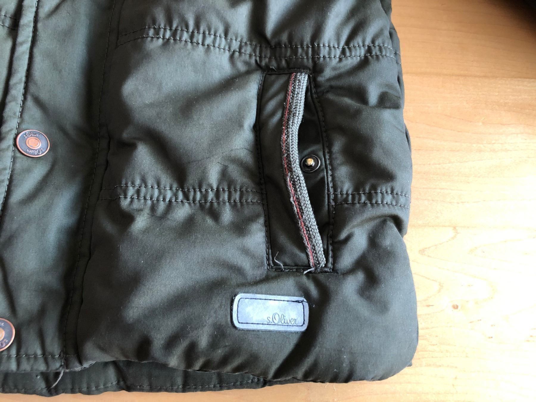 S.Oliver Giacche & Cappotti: s.Oliver Winterjacke olivgrün Gr. 104 – Usato da Flawil venduto da savoypremium 5
