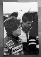 Foto Alain Prost 1983 hinten auf Foto Paul Belmondo