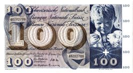 100 FRANKEN ST.MARTIN 1965 UNZIRKULIERT UNGEFALTET !!!!!!!