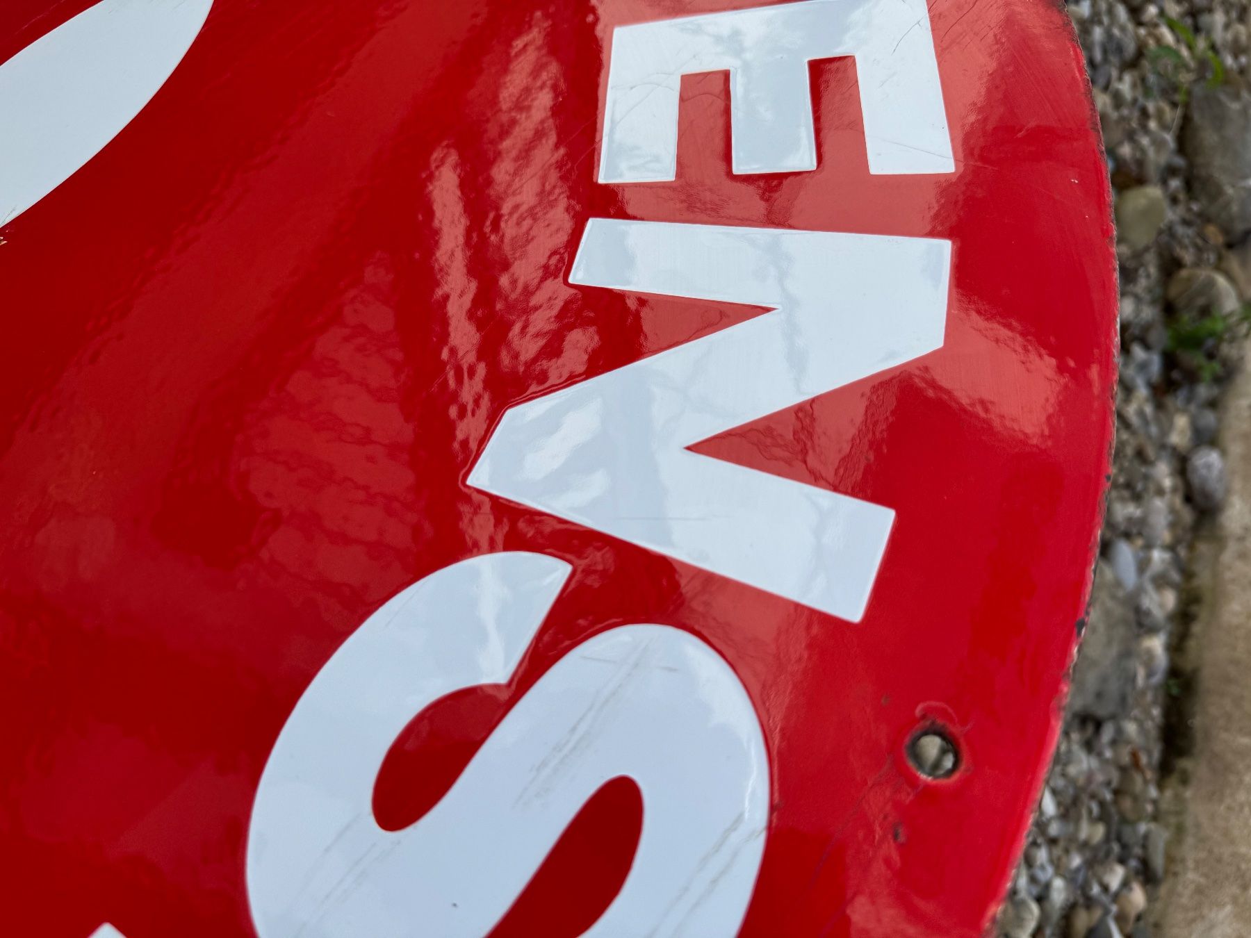 Insegne: Originales Wädenswiler Bier Emailschild 100cm Durchmesser – Usato da Ottikon venduto da san_w99n 2