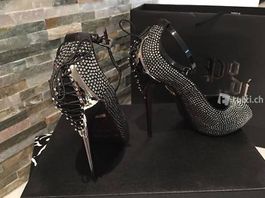 GIANMARCO LORENZI Sandalen mit Swarovski Steine NP.2498.-