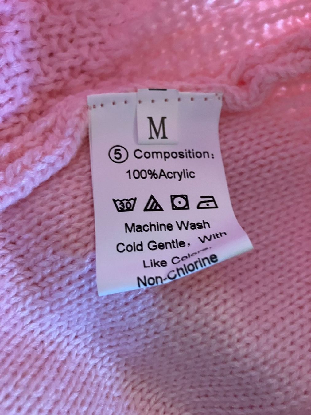 Pulls & Sweat-shirts: Pullover leggero rosa tg.M acrilico – D'occasion à Melano par H-Sara 1