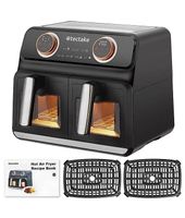 %neue Heissluft-Fritteuse bzw. Air Fryer, schwarz,  je 4L