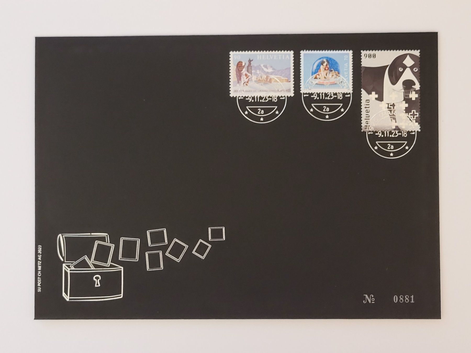 Alle Briefmarken: Sonderumschlag Bernhardiner Crypto Stamp 3.0 – Neu (gemäss Beschreibung) aus Luzern von Iorek_Byrnison