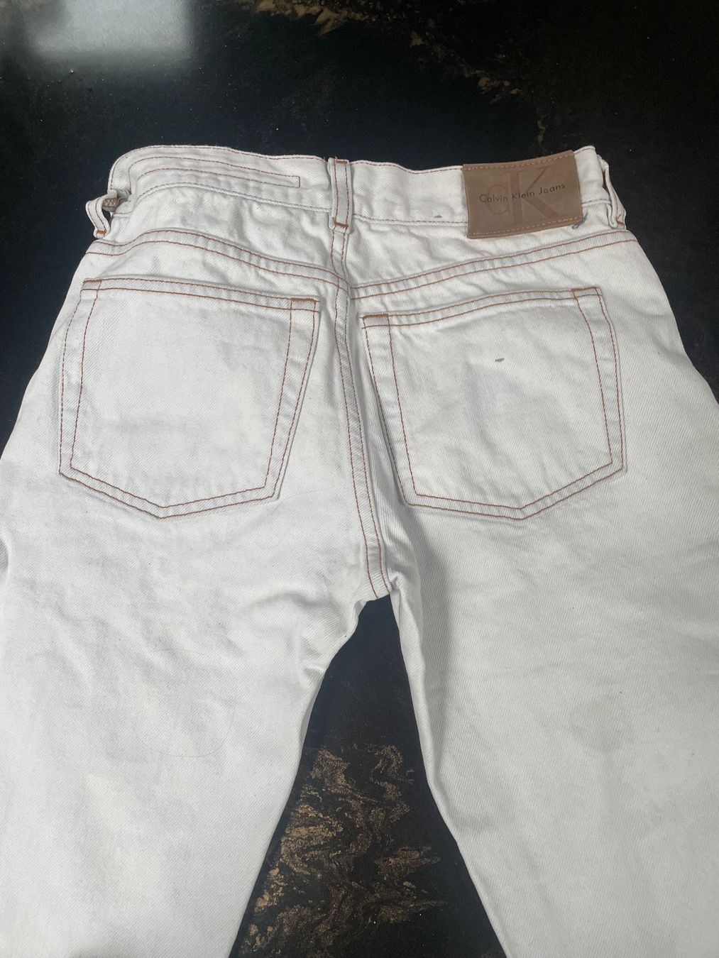 Calvin Klein Jeans: Jeans Calvin Klein Vintage W26 white – Gebraucht aus Minusio von Pink222 2