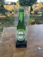 Bière Heineken dans plexiglas objet décoration 33cl
