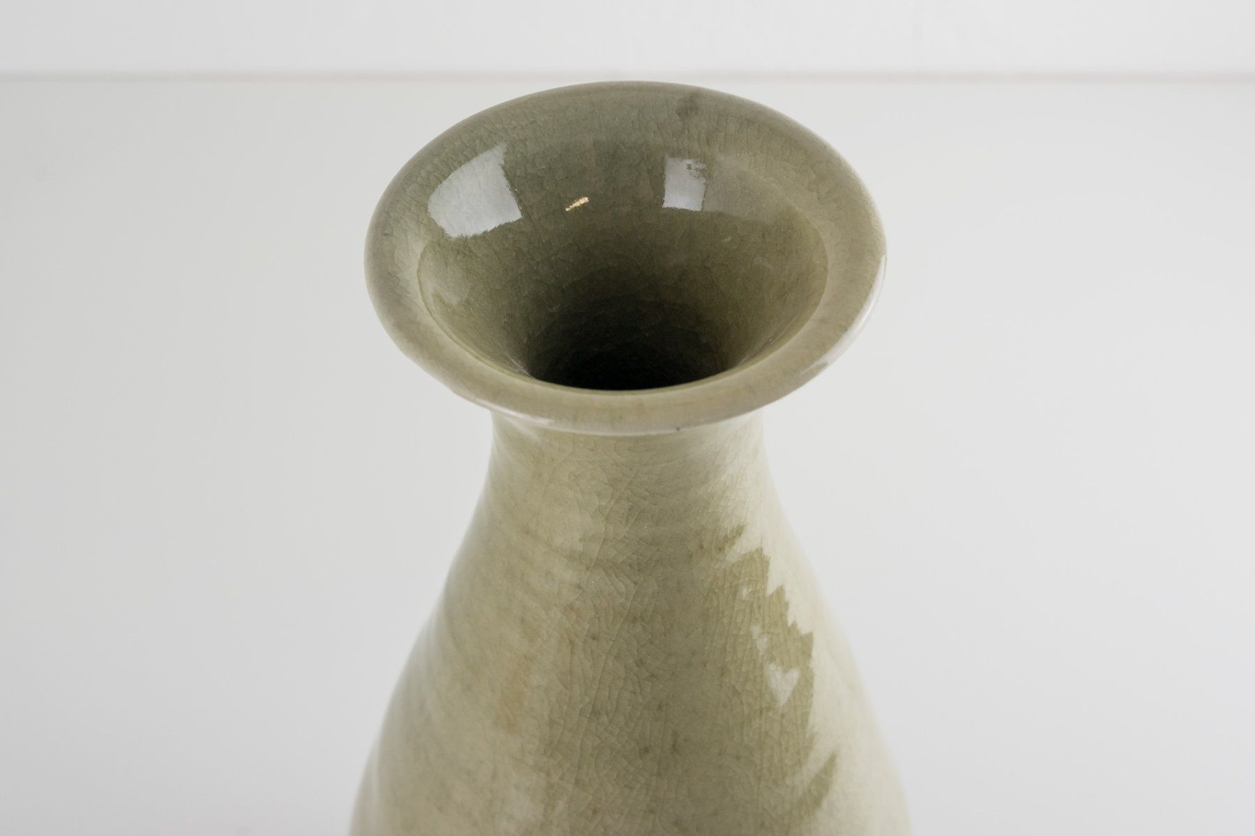 Vasen & Gefässe: Vase Keramik Ash & Crackle Nr. 1 – Gebraucht aus Schaffhausen von Studio-Ara 9