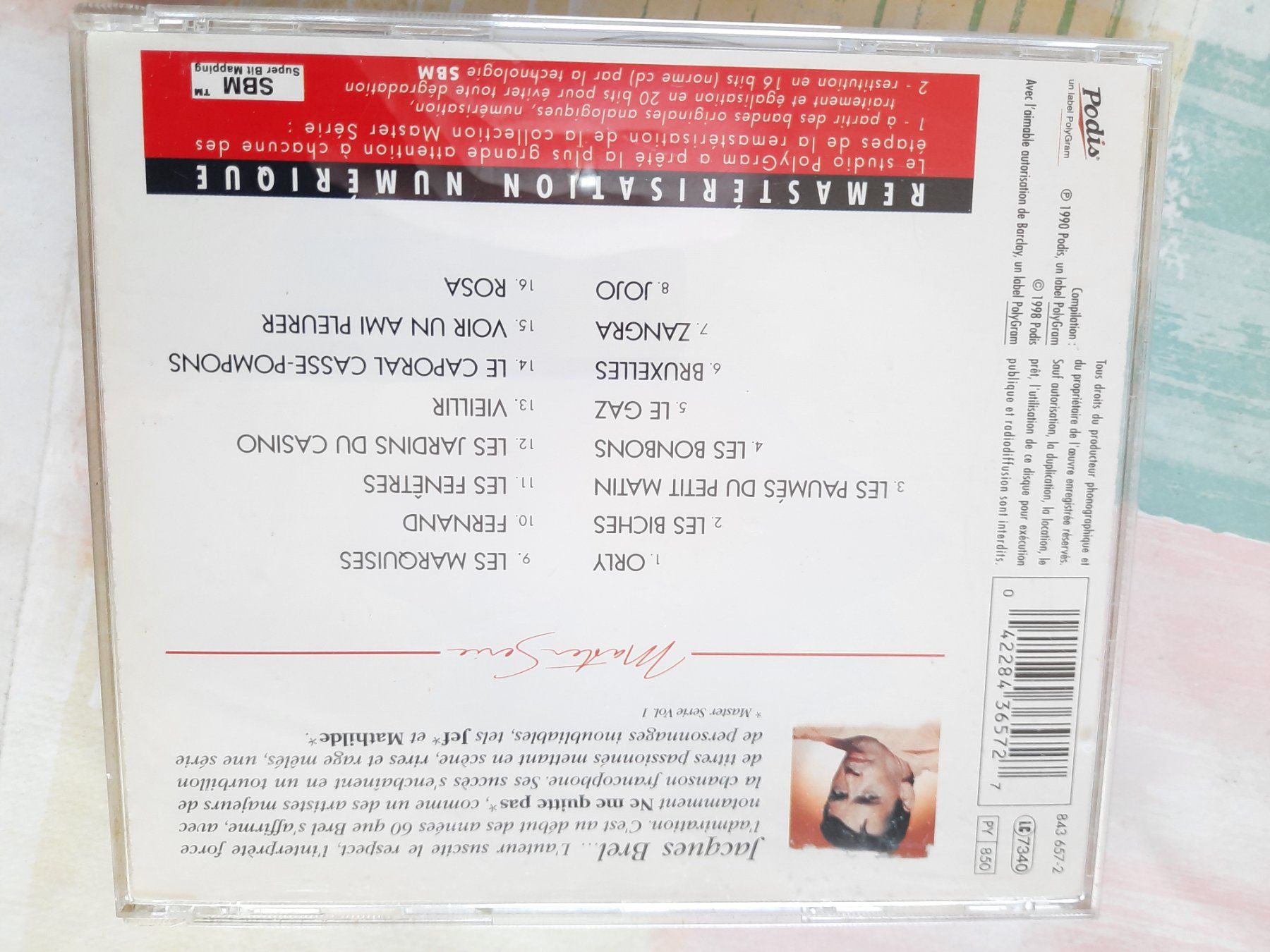 CD: Cd Jacques Brel - Master Série Volume 2 – Usato da Pully venduto da bro_n52j 1