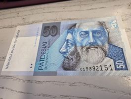 Slovenská bankovka 50 Korun 1993 