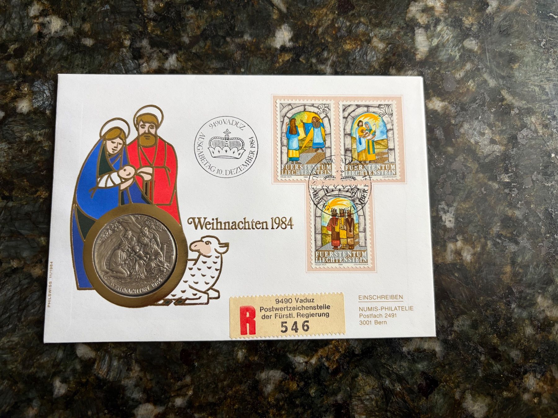 Tutti le monete: Münzbrief Weihnachten 1984 – Nuovo (secondo la descrizione) da Reichenburg venduto da Strok10