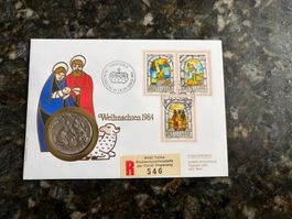 Münzbrief Weihnachten 1984