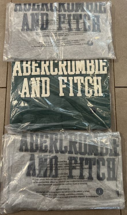 ABERCROMBY & FITCH 3 T-shirts L | Kaufen Auf Ricardo