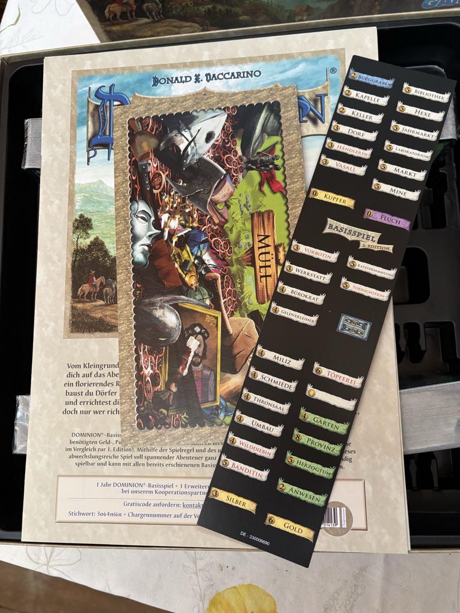 Spiele: Dominion Basisspiel – Neu (gemäss Beschreibung) aus Diegten von Florett 3
