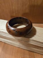 bracelet large en bois d'acajou
