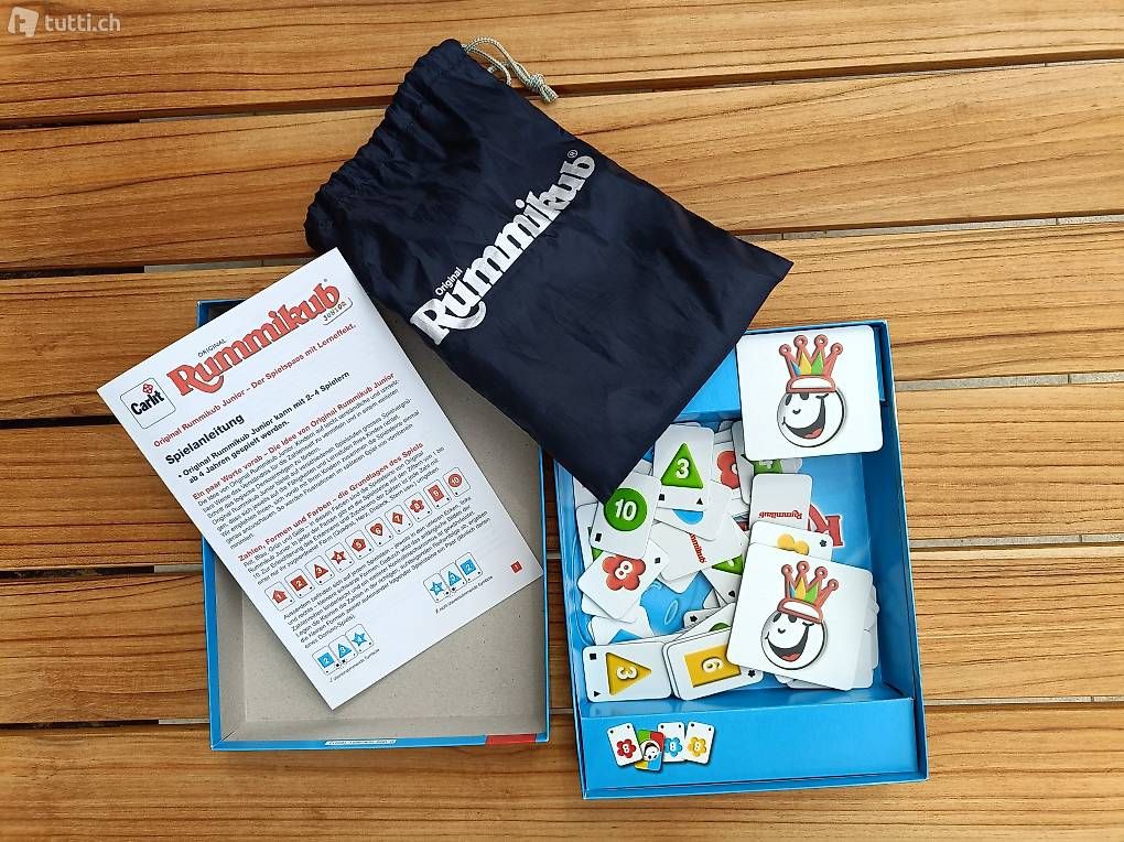 Carlit Giochi: Spiel Rummikub Junior, Marke Carlit – Usato da Münchenstein venduto da Bouba3 1