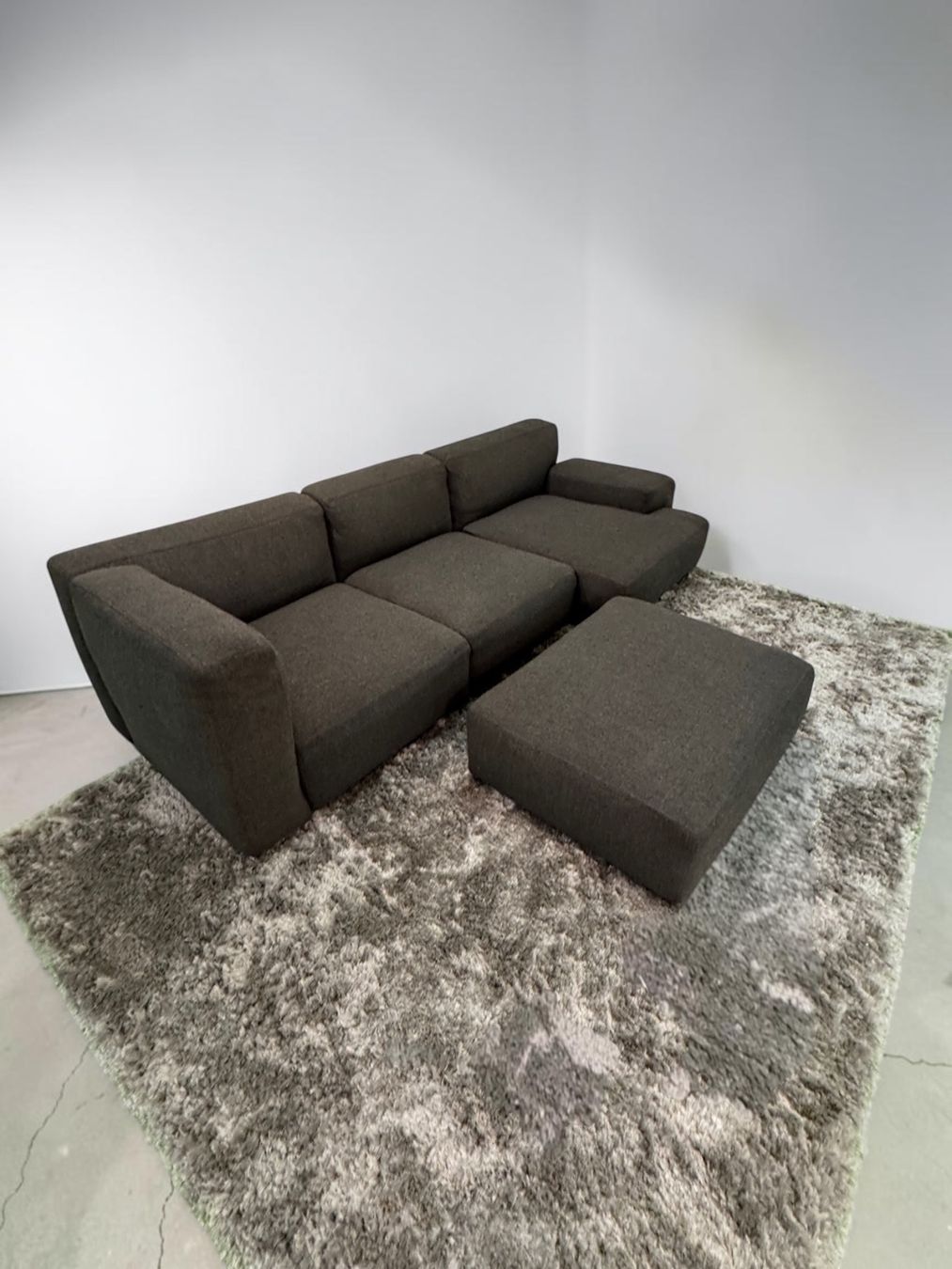 Cassina Divani: Cassina Mex Cube Grau Sofa von Piero Lissoni – Usato da Fehraltorf venduto da Sofalab.swiss 3