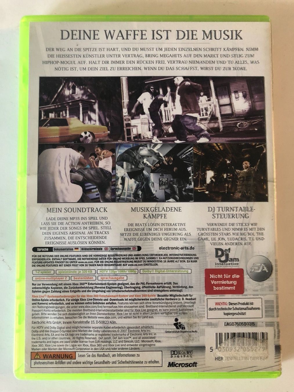 Microsoft Spiele: Def Jam Icon für Xbox 360 – Gebraucht aus Kestenholz von Mad18 1