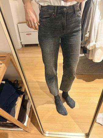 Jeans noir-gris Kookai T36