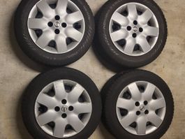 Nissan Micra STAHLFELGEN mitWinterreifen 50% Profil