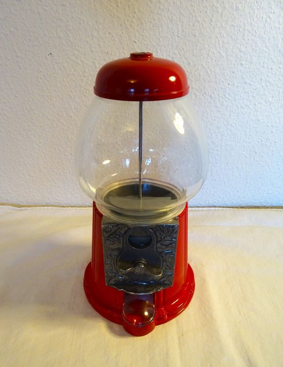 Nostalgischer Kaugummiautomat Glas / Metall 29 cm. | Kaufen auf Ricardo