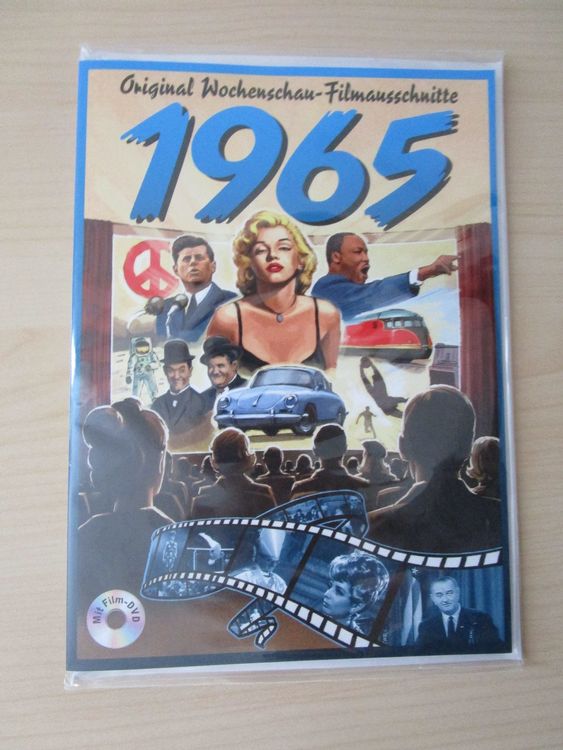 Geburtstagskarte für Jahrgang 1965 mit CD Kaufen auf Ricardo