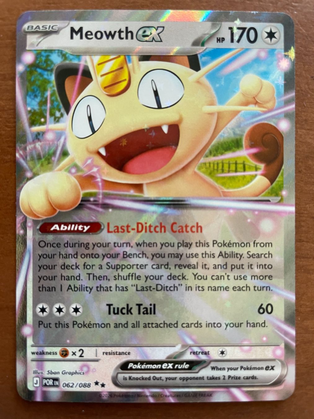 Pokémon Cartes à collectionner: Pokemon Meowth eX (Versand gratis) – Neuf (Voir description) à Chur par Angerson