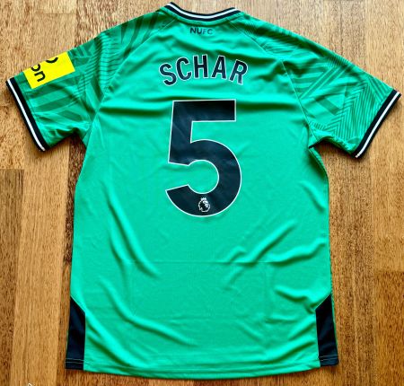 Newcastle United away Shirt mit Schar - 2023/24