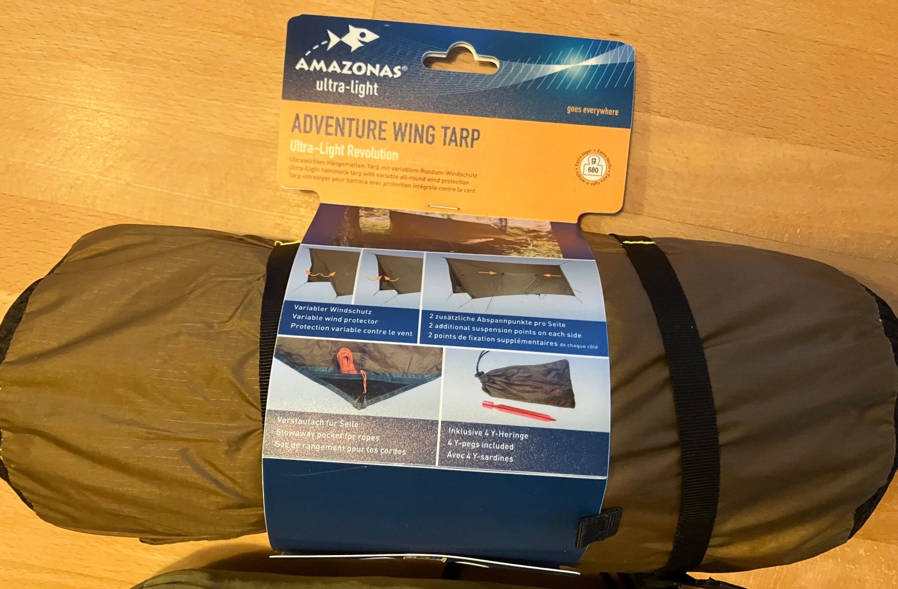 Amazonas Amache: "Hängematten Ultra-Light-Set Amazonas, neuwertig!! – Nuovo (secondo la descrizione) da Schöftland venduto da Dominuspro 3